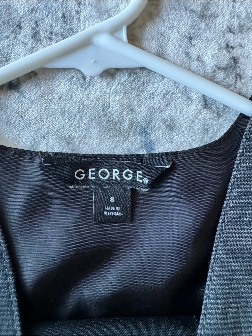 Boy(s) George size 8 Black and Gray Suit Set